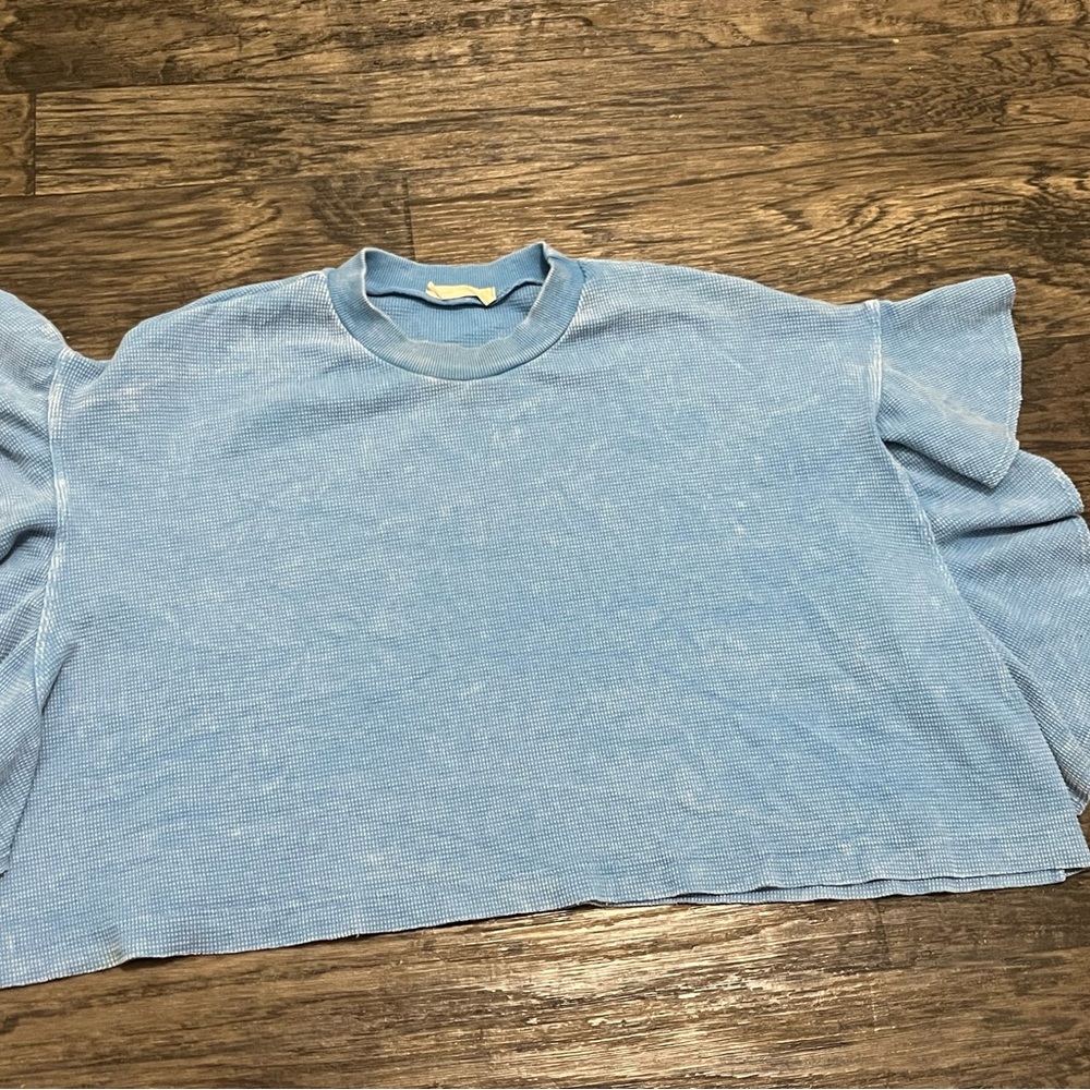 Altar'd State Blue Crop Top